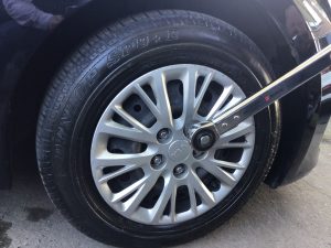 Locking wheel nut removal Grays